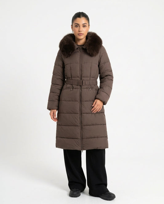 ENSO Belted Puffer Mokka